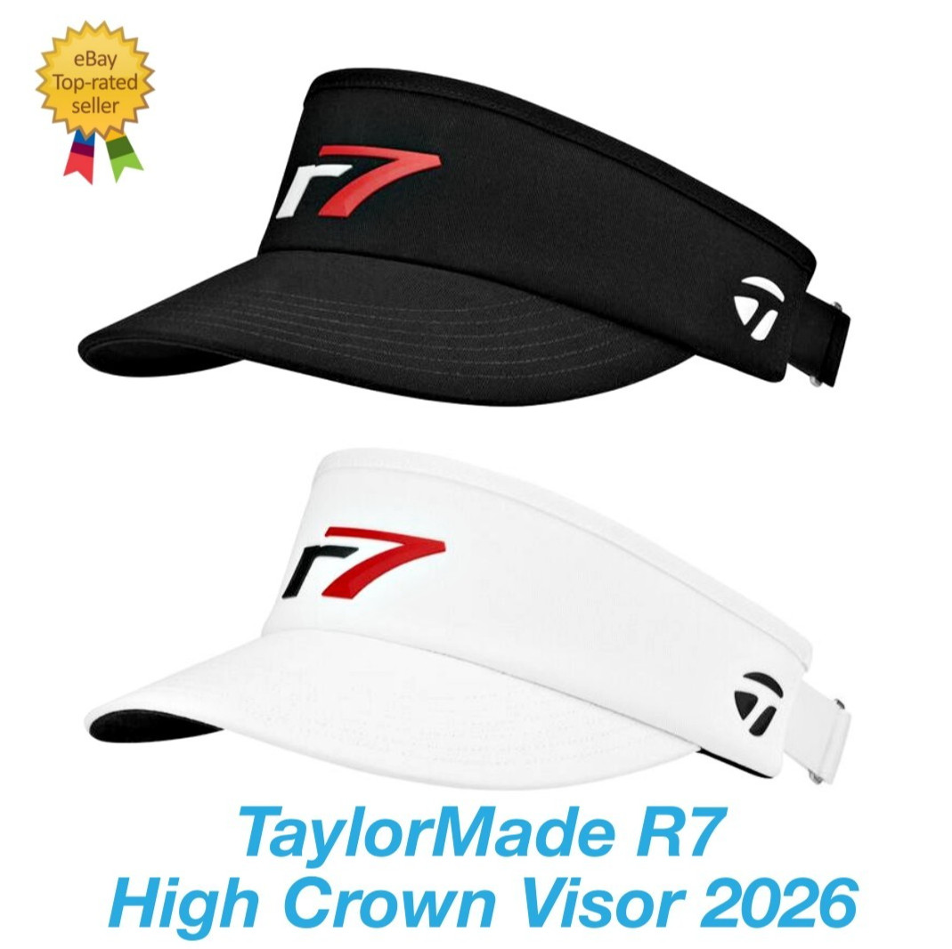 TaylorMade R7 High Crown Visor 2026 in 2 Colors - Limited Edition 🔸Tracking🔸