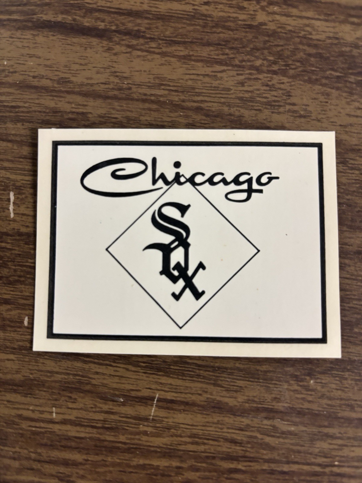 1961 Fleer Decal Sticker Chicago White Sox Logo Double Bubble Excellent Cond