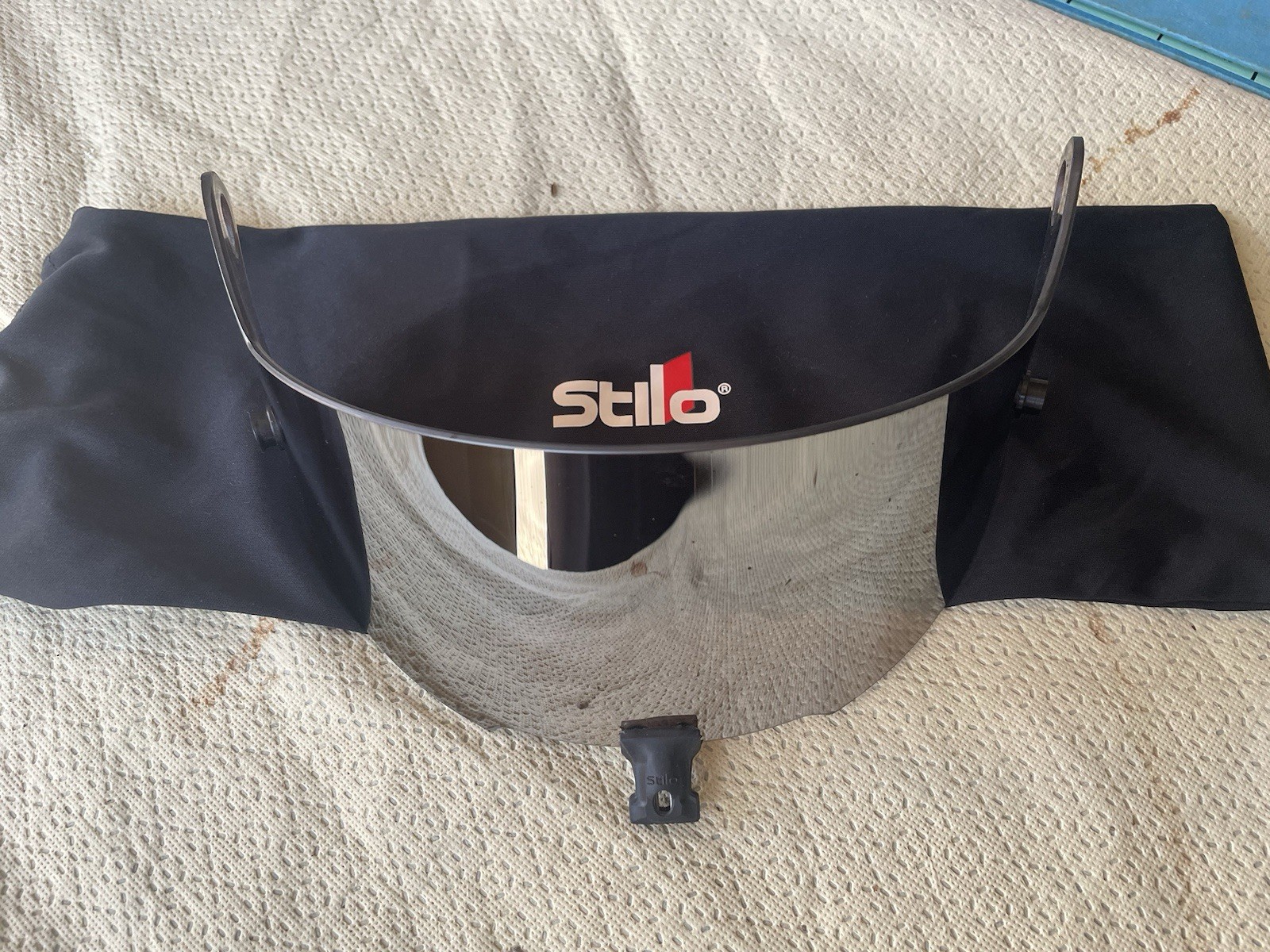 Stilo  Helmet Visor  -Mirror Finish - Anti-Fog - Racing Circle Track
