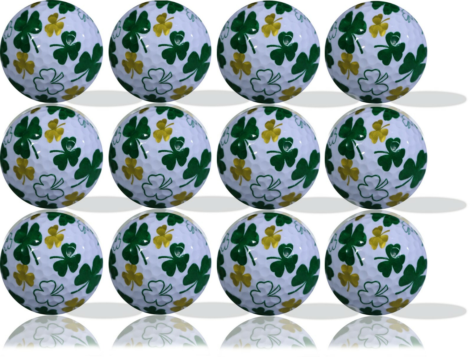 Clover Golf Balls 12 Pack - Great Gift Idea!