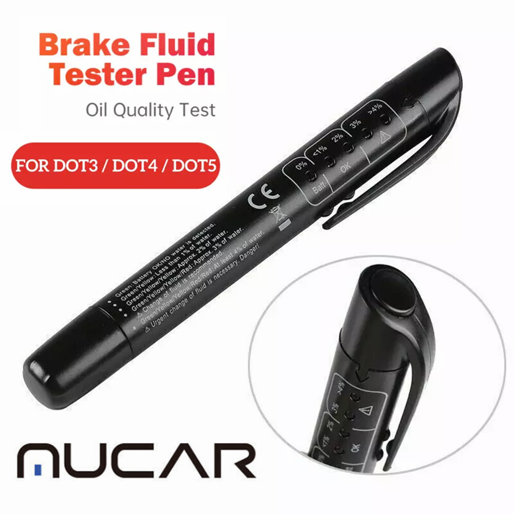 Brake Fluid Liquid Oil Moisture Tester Pen For DOT3 DOT4 Car Testing Tool Auto