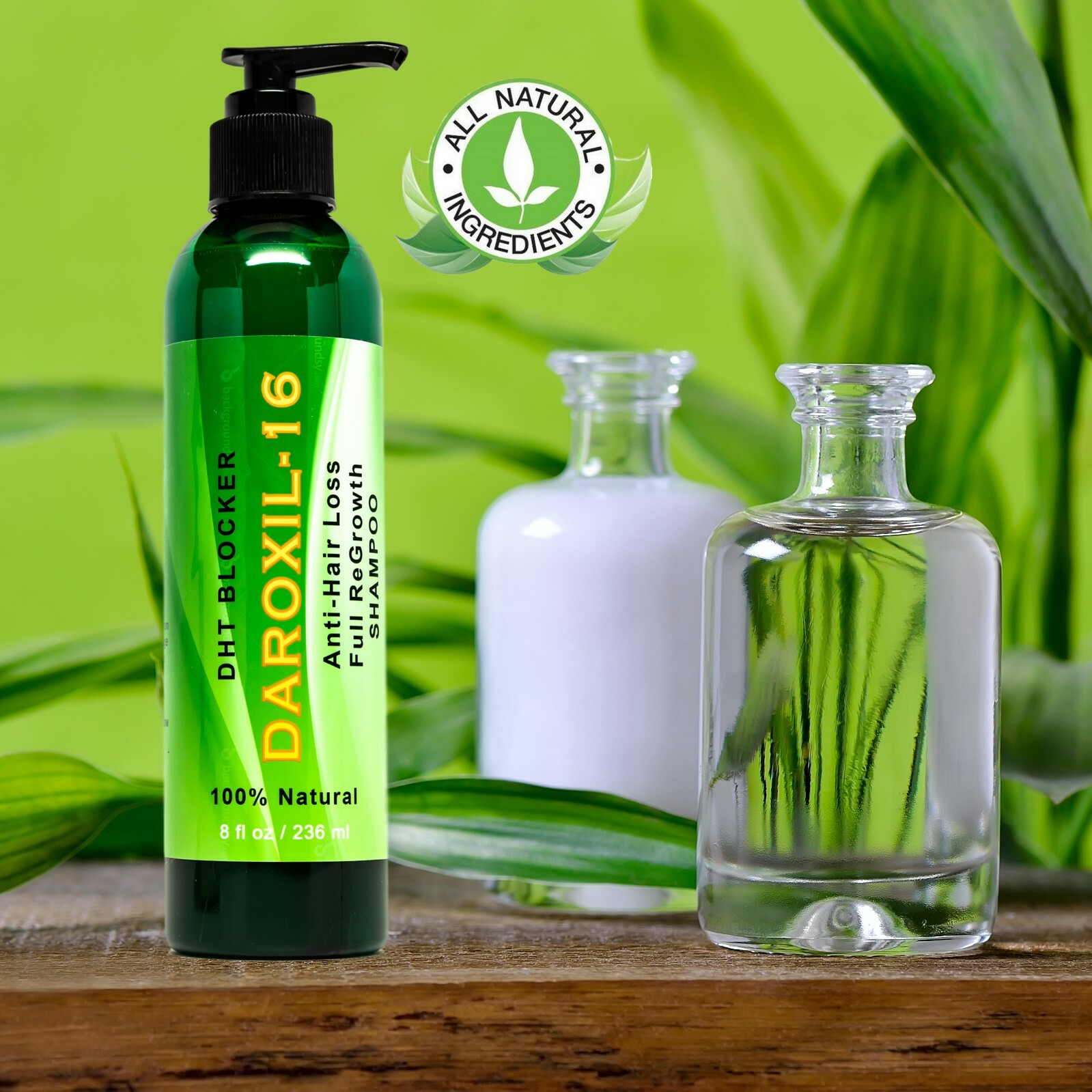 Best Fastest Hair Loss ReGrowth Anti Thinning Shampoo 16 Organic Oils  Men Women
