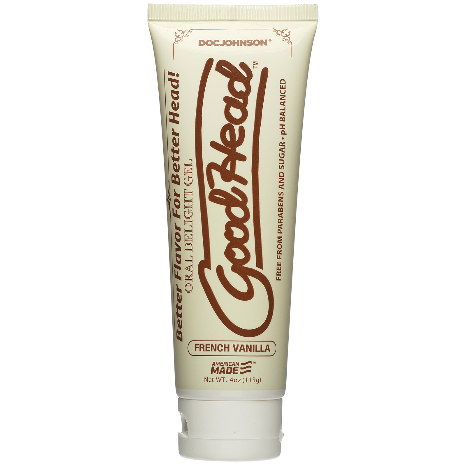 Goodhead Oral Delight Gel 4oz French Vanilla - Flavored Oral Sex Enhancer
