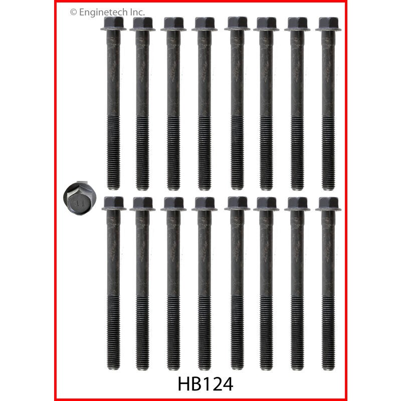 Enginetech Engine Cylinder Head Bolt Set HB124;