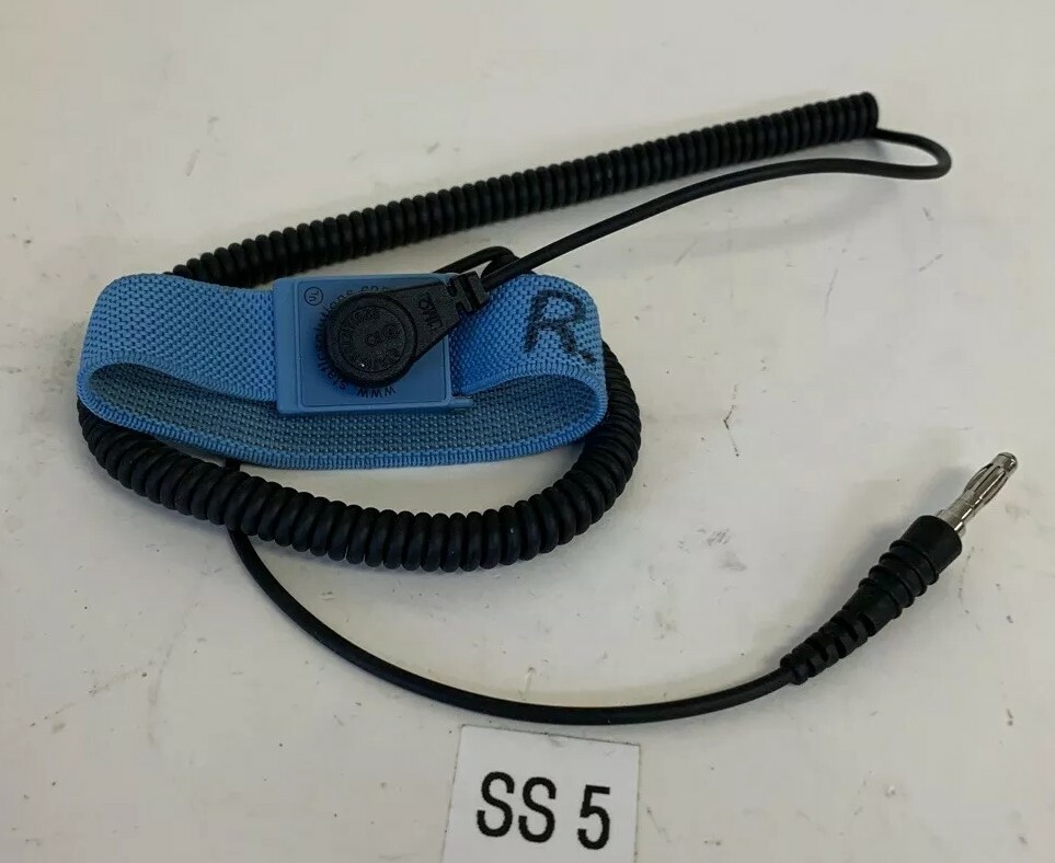 Static Solutions Elastic Static Control Flexible Wrist Strap Fast Shipping!