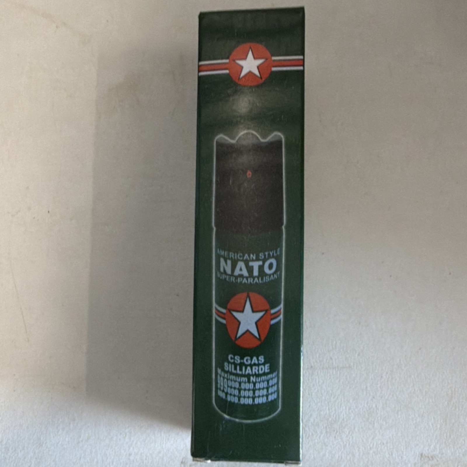 NATO CS-Gas Super-Paralysant Personal Security Pepper Spray