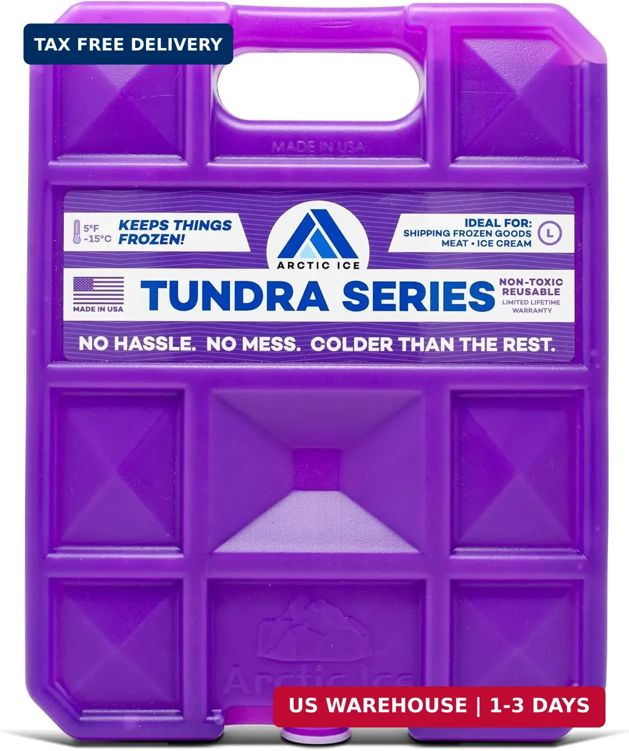 Arctic Ice Tundra Series Long Lasting Reusable Ice Pack - 5° Fahrenheit Cooling