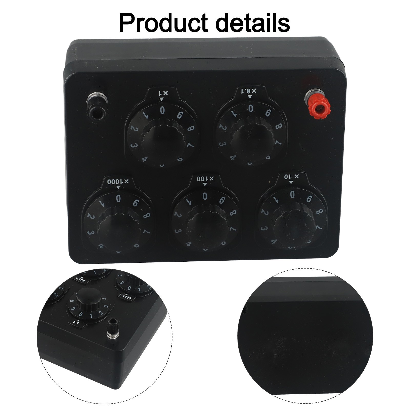 Resistance Box 5 Switchable Ranges Decade Boxes Experimental Equipment