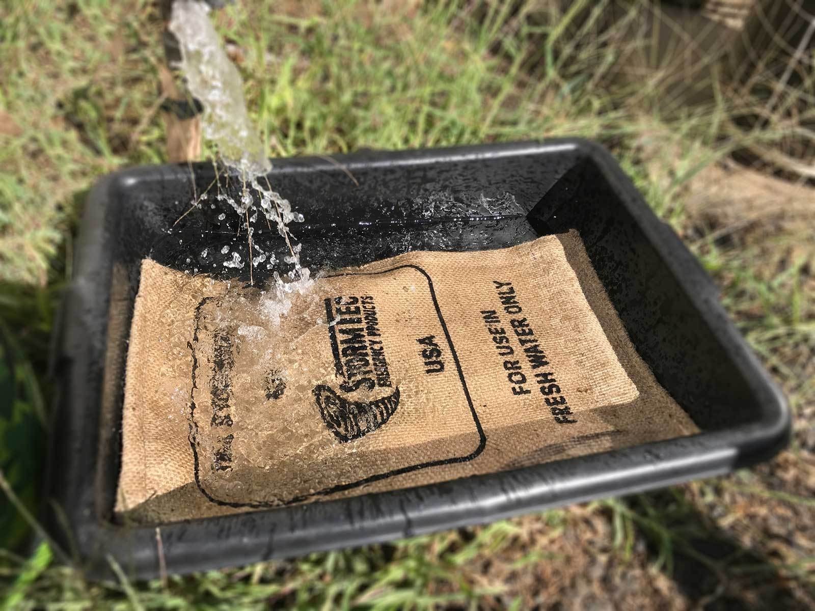 Stormbag, Sandless Sandbags, Flood Control