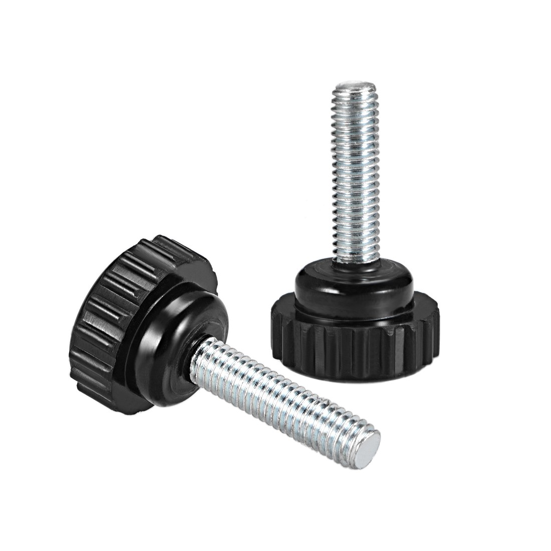 M6 x 30mm Male Thread Knurled Locking Knobs 6pcs