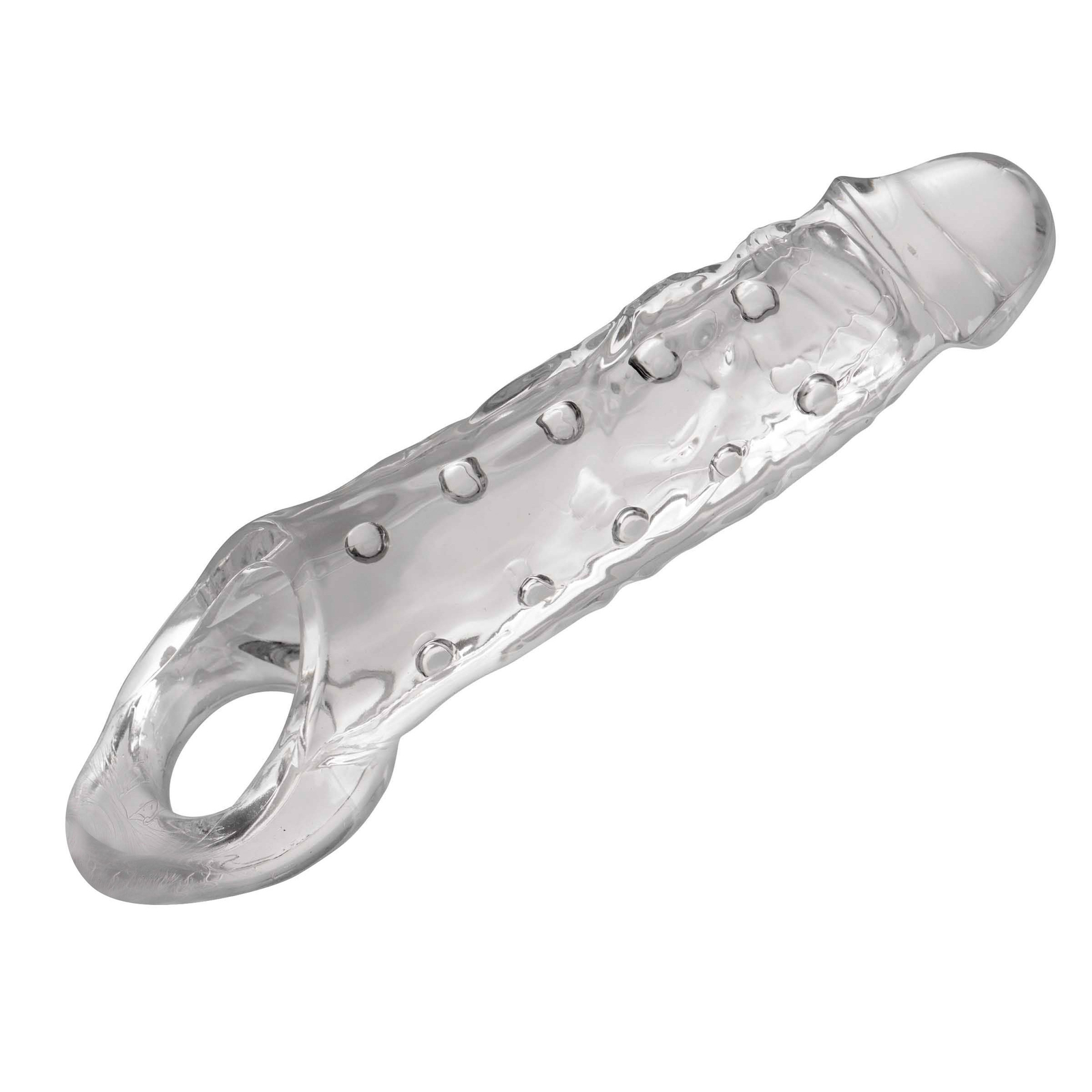 Penis Extender Sheath Male Enhancer Extension Clear Textured Clearly Ample