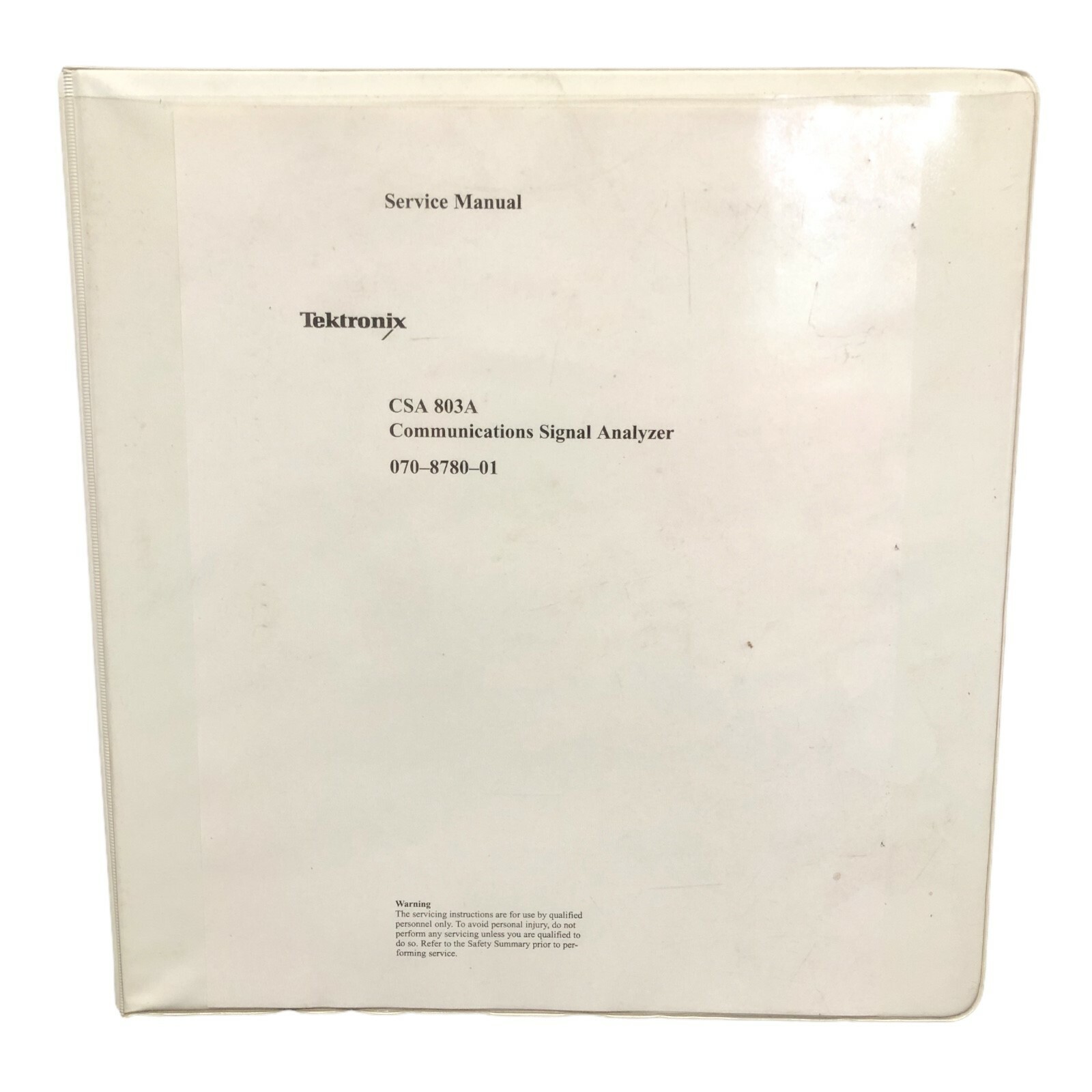 TEKTRONIX CSA 803 COMMUNCATION SIGNAL ANALYZER SERVICE MANUAL