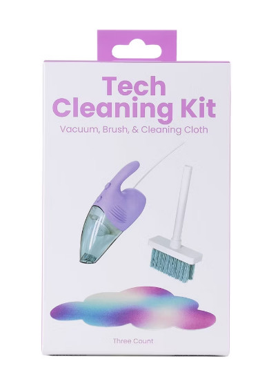 Vivitar Mini USB Vacuum Tech Cleaning Kit, Purple