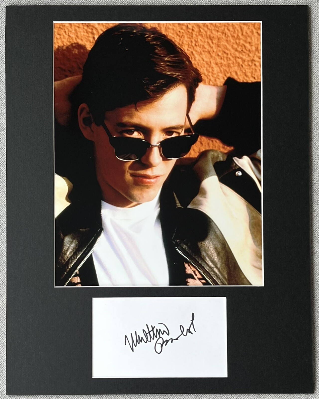 Matthew Broderick Signed In Person 11x14 Matted Autograph & Photo - Authentic