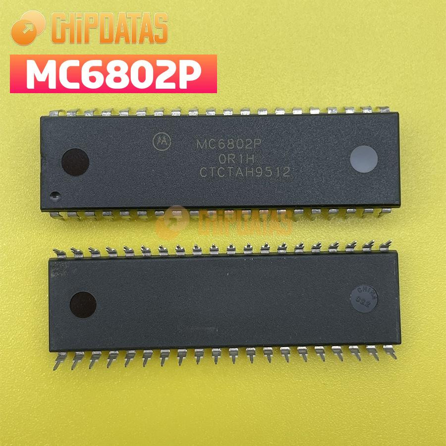 3PCS New Motorola  MC6802P DIP-40 8-bit microprocessor