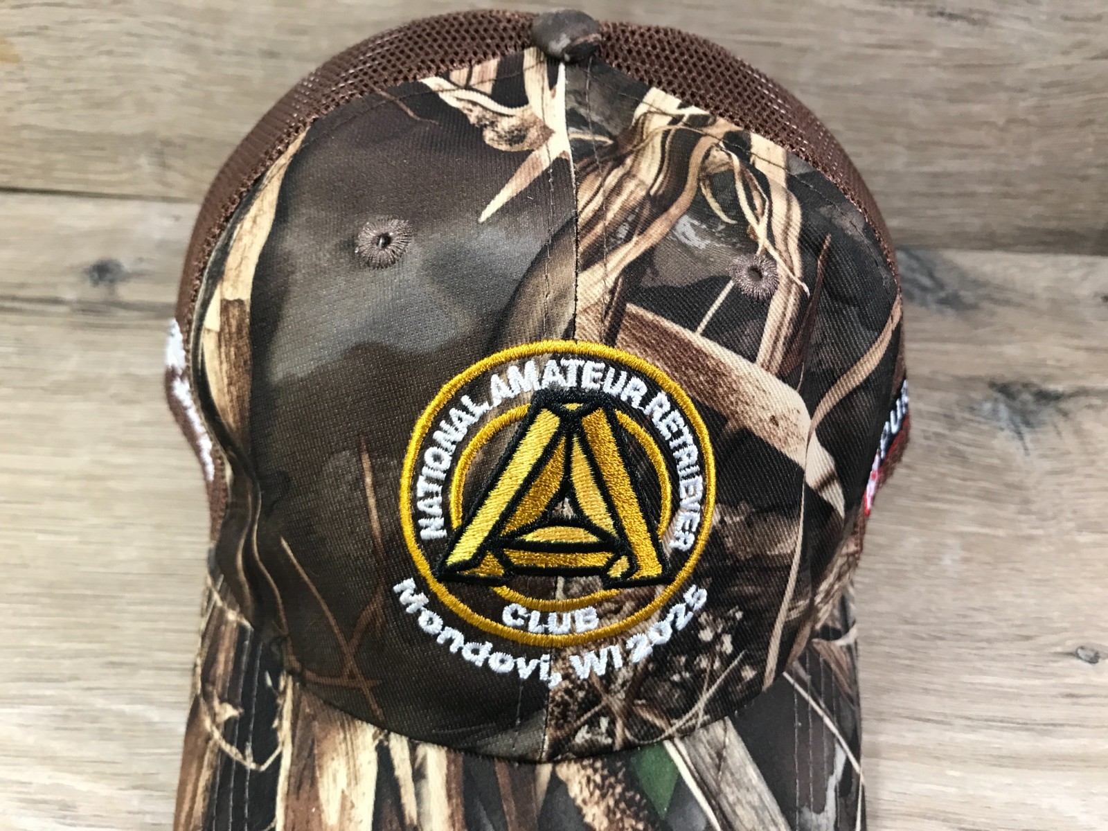 National Retriever Field Trial Club Purina Mondovi, WI 2025 Camo Mesh Hat Cap