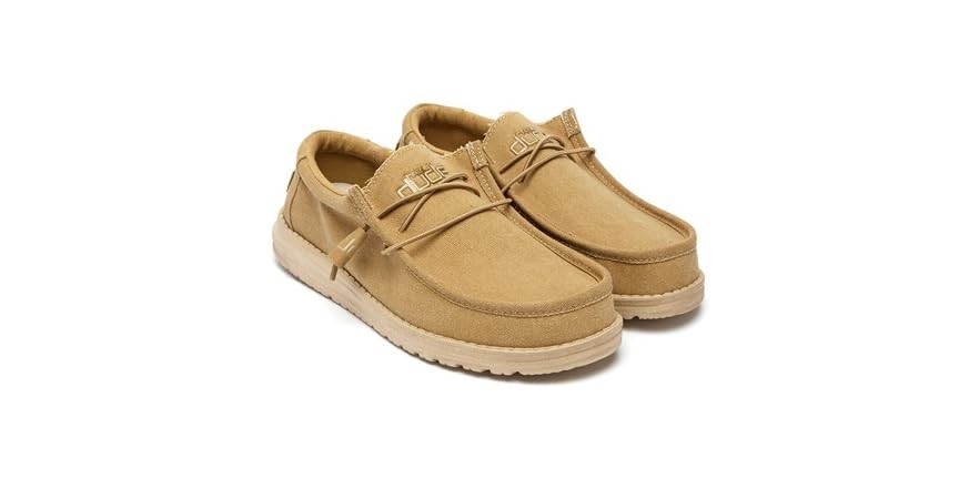 Hey Dude Wally Classic unisex Shoes - Chestnut, US Mens 9/ Women 11