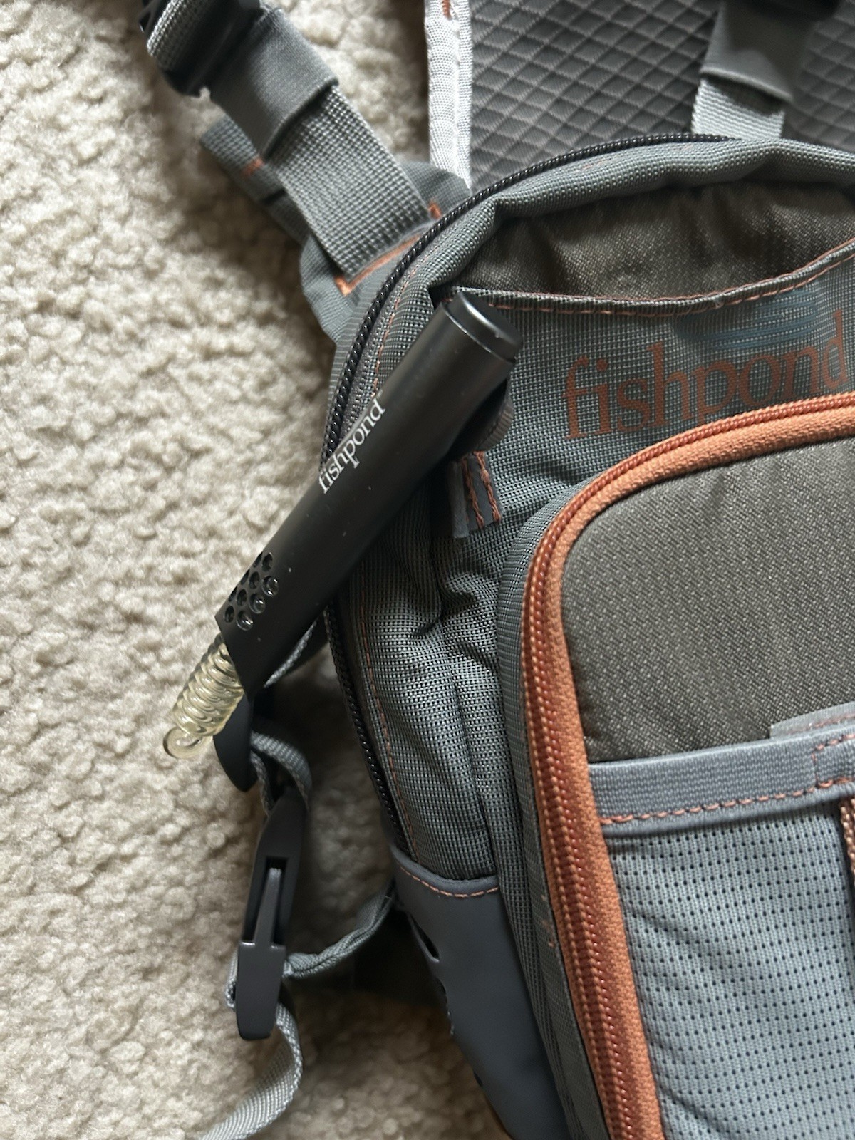 Fishpond Canyon Creek Chest Pack - Fly Fishing Gear - Granite Gray - NEW