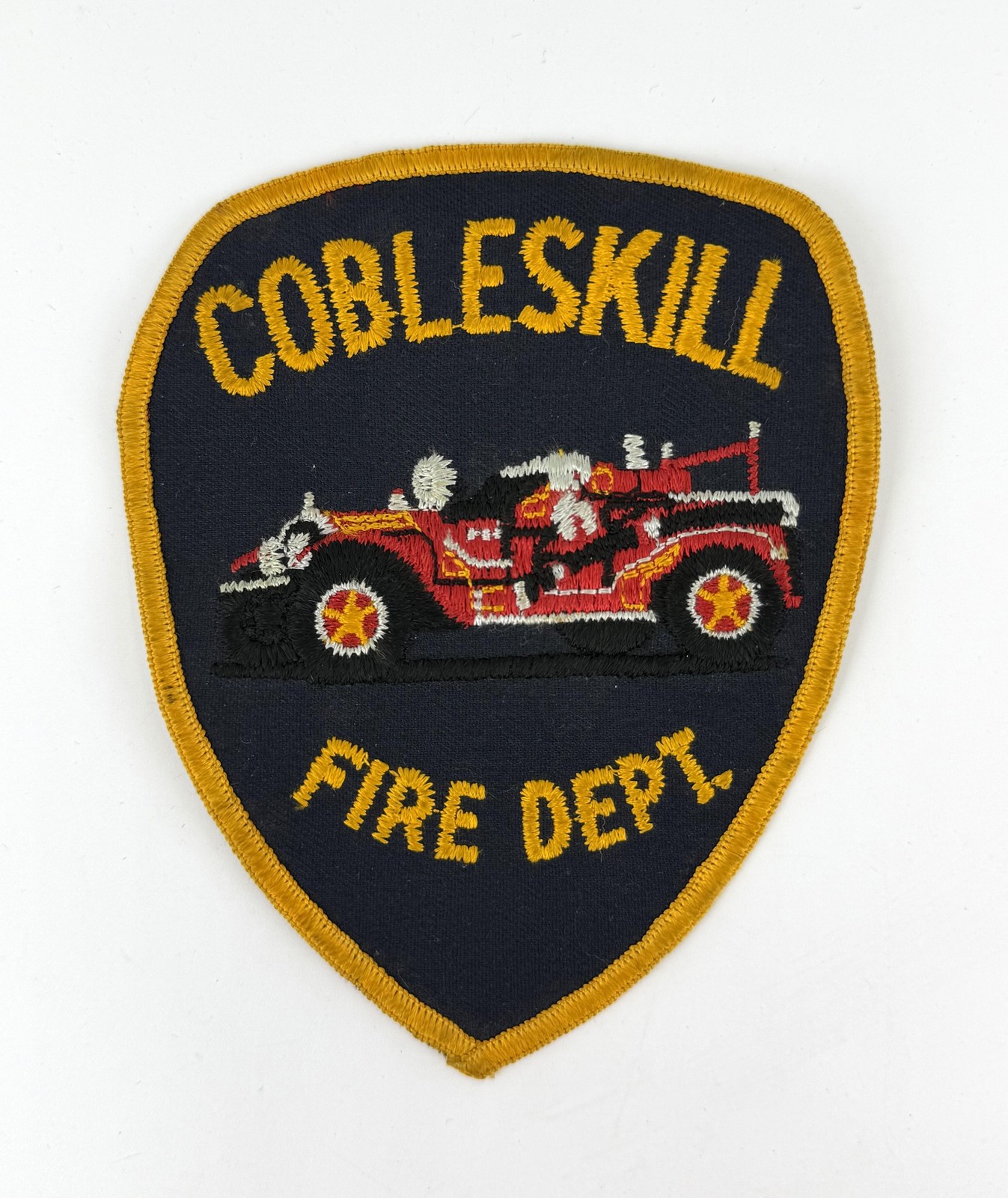 Cobleskill New York Fire Dept Fire Truck Embroidered Uniform Sew On Patch