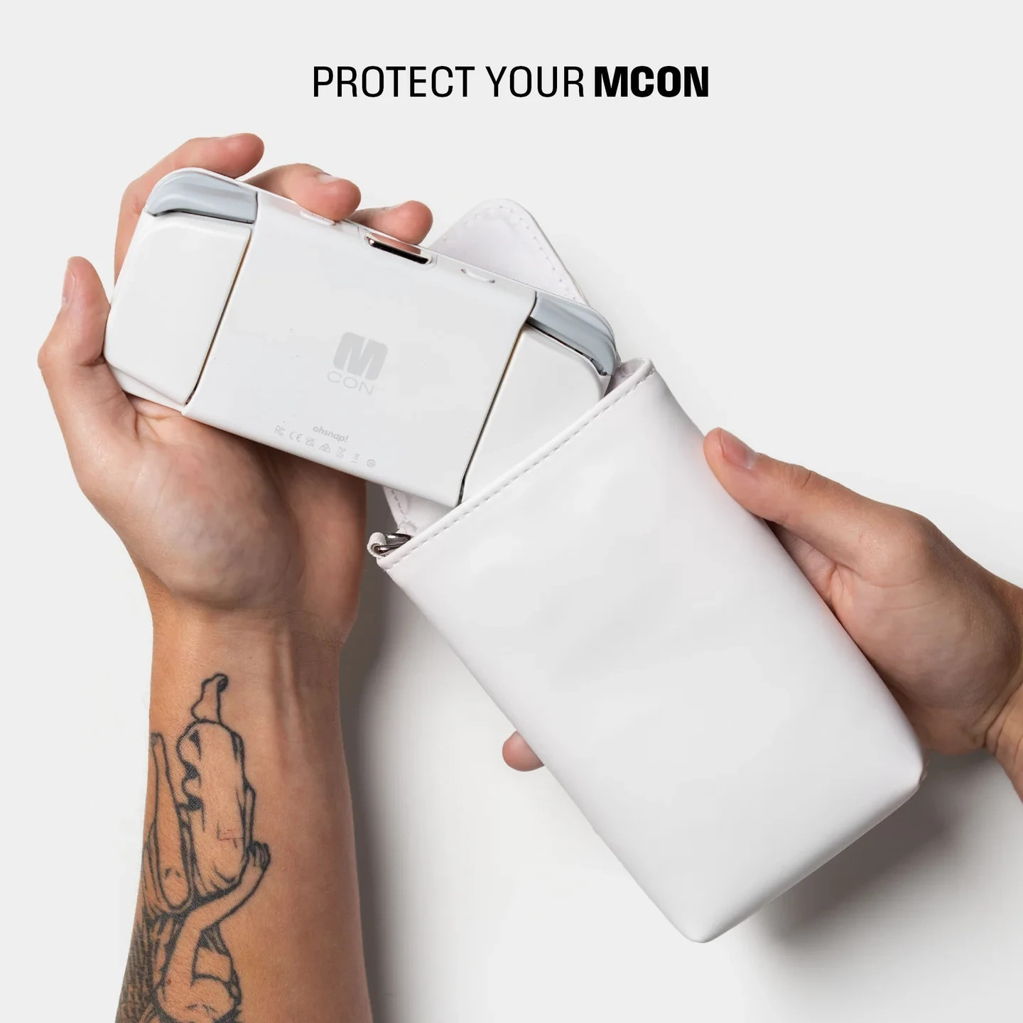 MCON Travel Soft Shell Carrying Case for MCON Controller WHITE