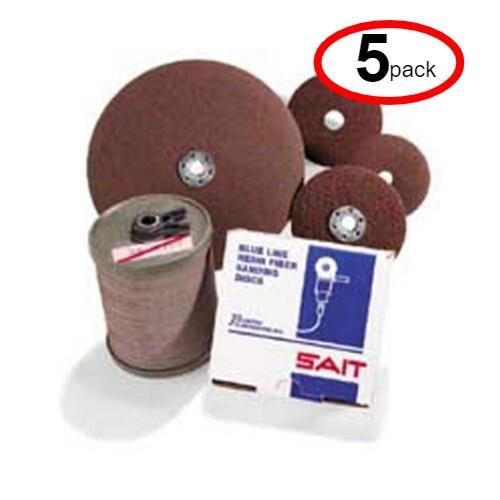 Sait 53060  - 5" 60G Sanding Disc  -  (5Pack)
