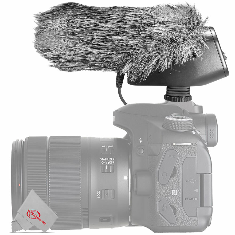 Nikon D7500 Digital SLR Camera External Microphone/ Handheld + On Camera Use
