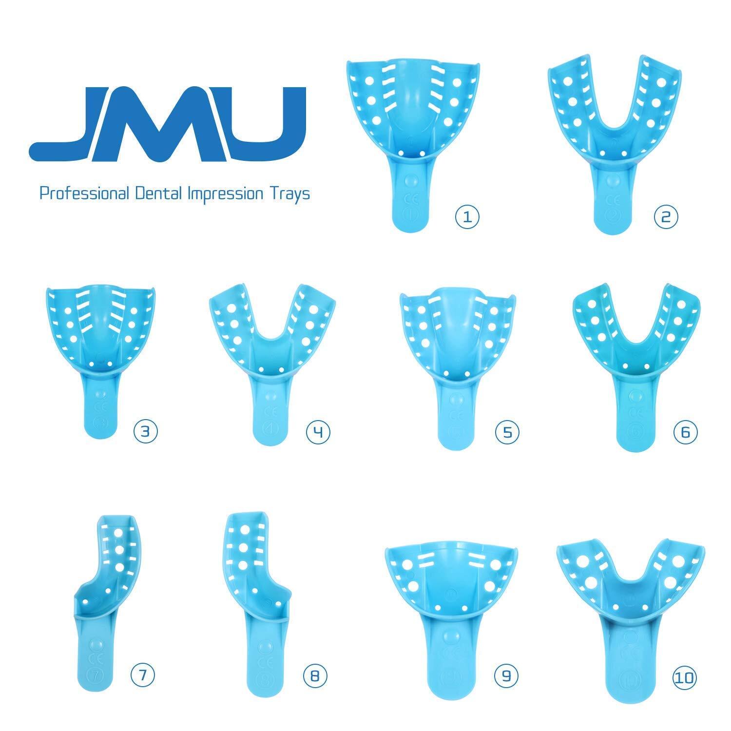 Up to 240 Trays, JMU Dental Autoclavable Impression Trays Perforated Plastic