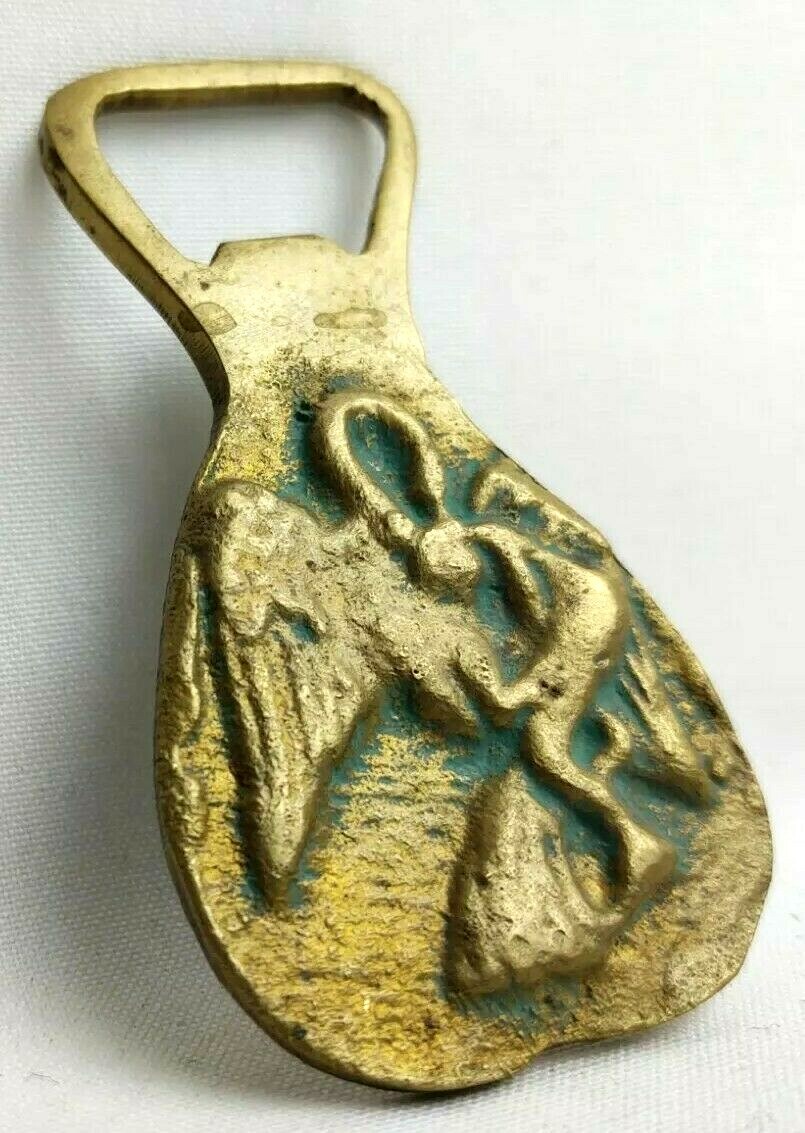 Brass Bottle Opener with Angles on it
