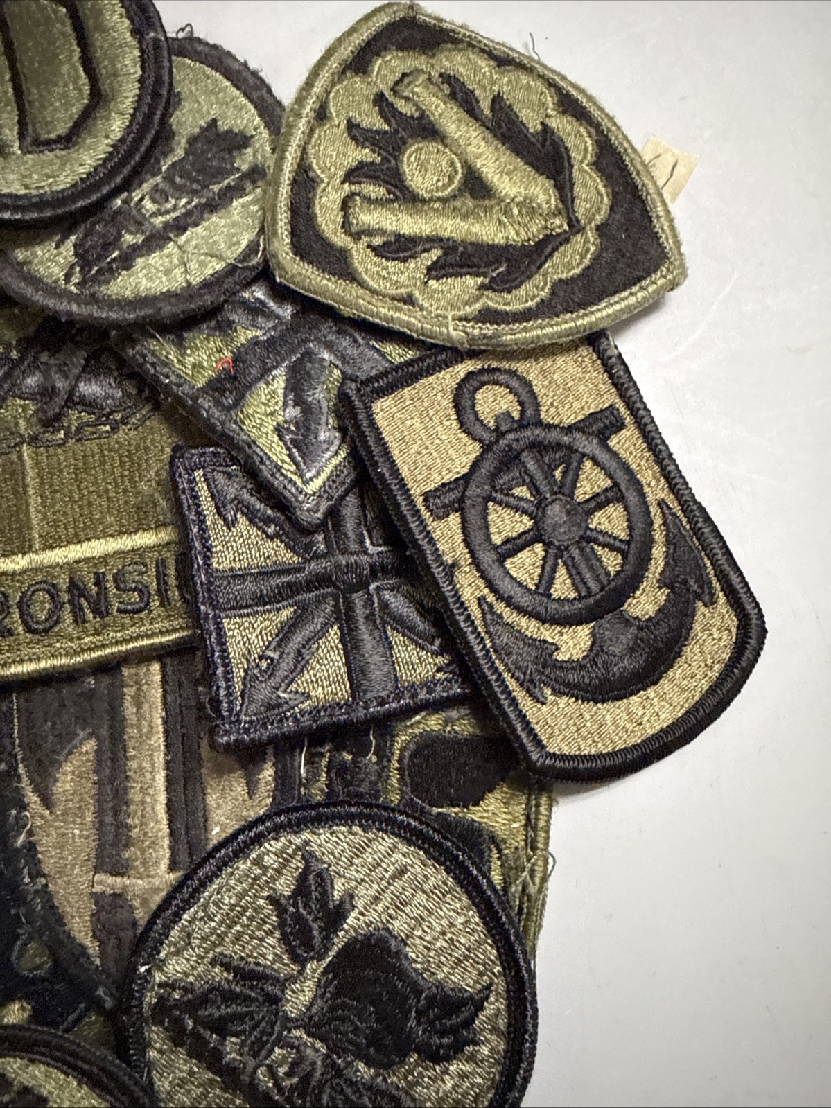 Cold War US Olive Drab Patch 21 Pieces P121