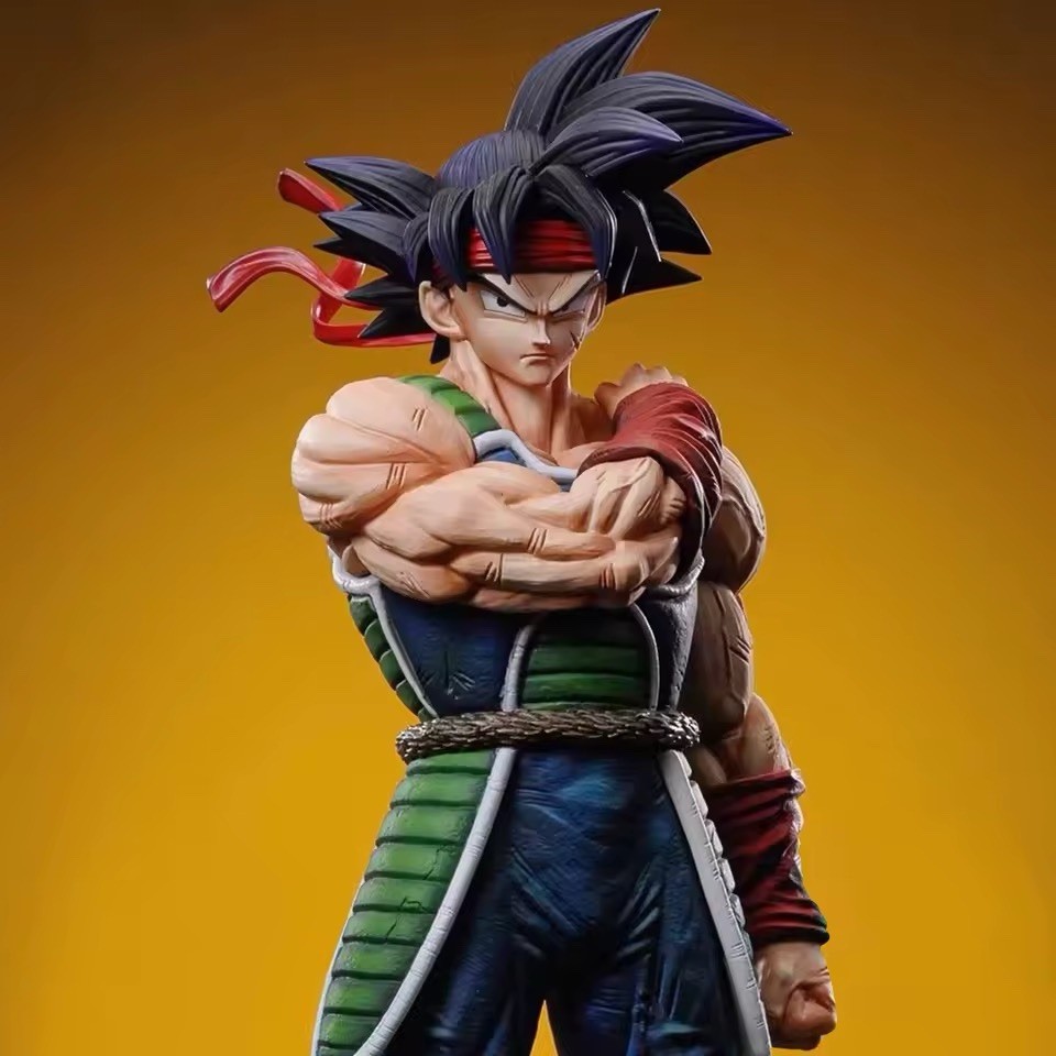 Bardock Figure Dragon Ball Z Saiyan Warrior 24cm PVC Statue Collectible No Box