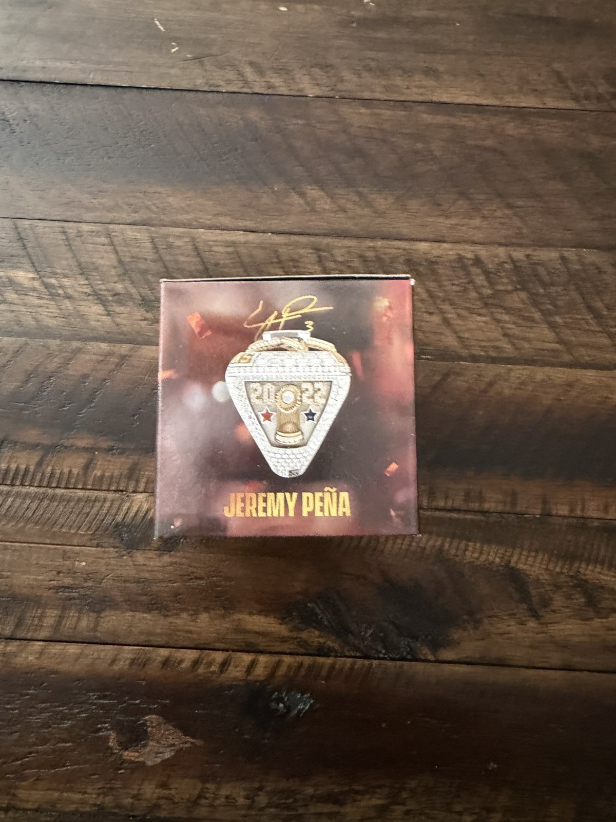 SGA Houston Astros Jeremy Pena 2022 World Series Champions Replica Ring