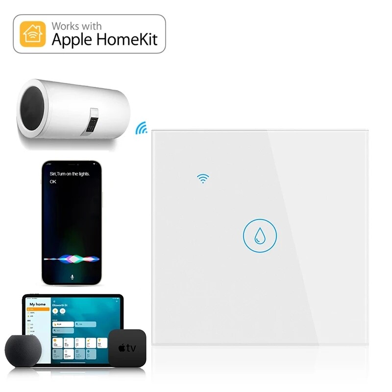 Smart Boiler Switch Water Heater Wifi  APP Siri Alexa Google Home Voice Control