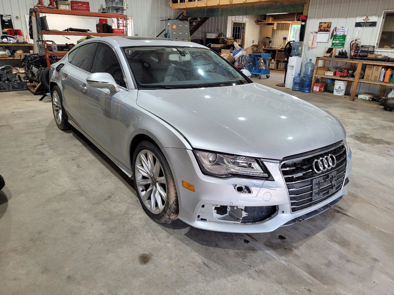 2012 Audi A7 Passenger Right Daytime Running Light Module PN: 4G0907397J