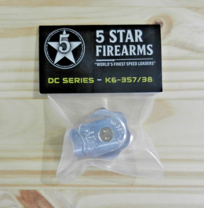 Aluminum Speedloader;  S&W, Dan Wesson, Charter, Taurus;  DC SERIES K6-357/38