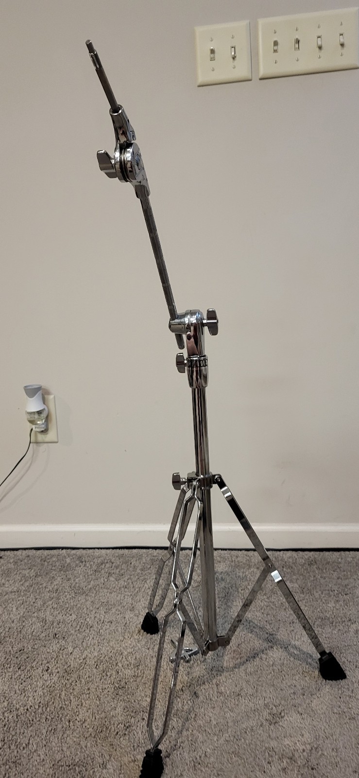 Tama double braced boom cymbal stand base and top tier w/tilter excellent