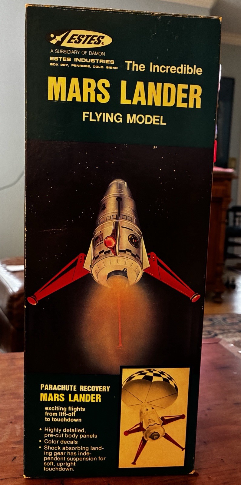 Estes Mars Lander K-43, Boxed, Damon Era