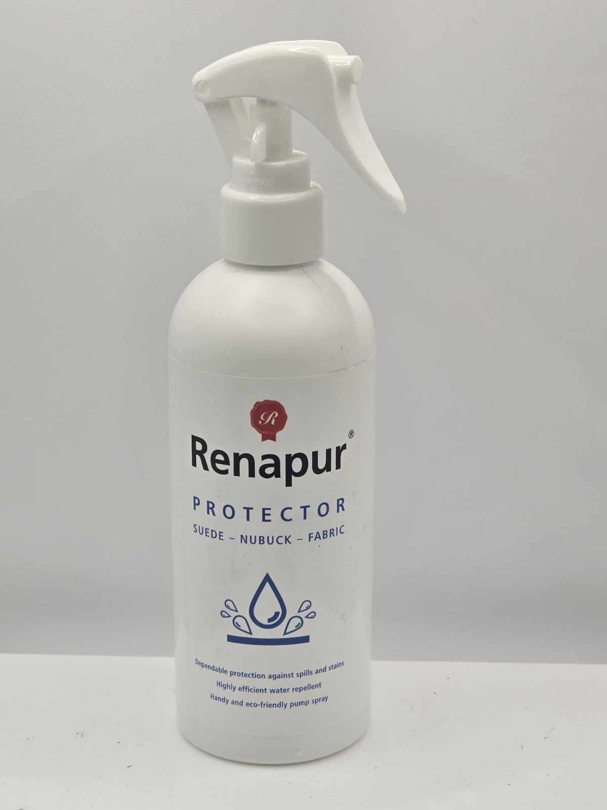 Renapur Suede, Nubuck, Fabric Waterproofing/Stain Protection — Eco-Friendly