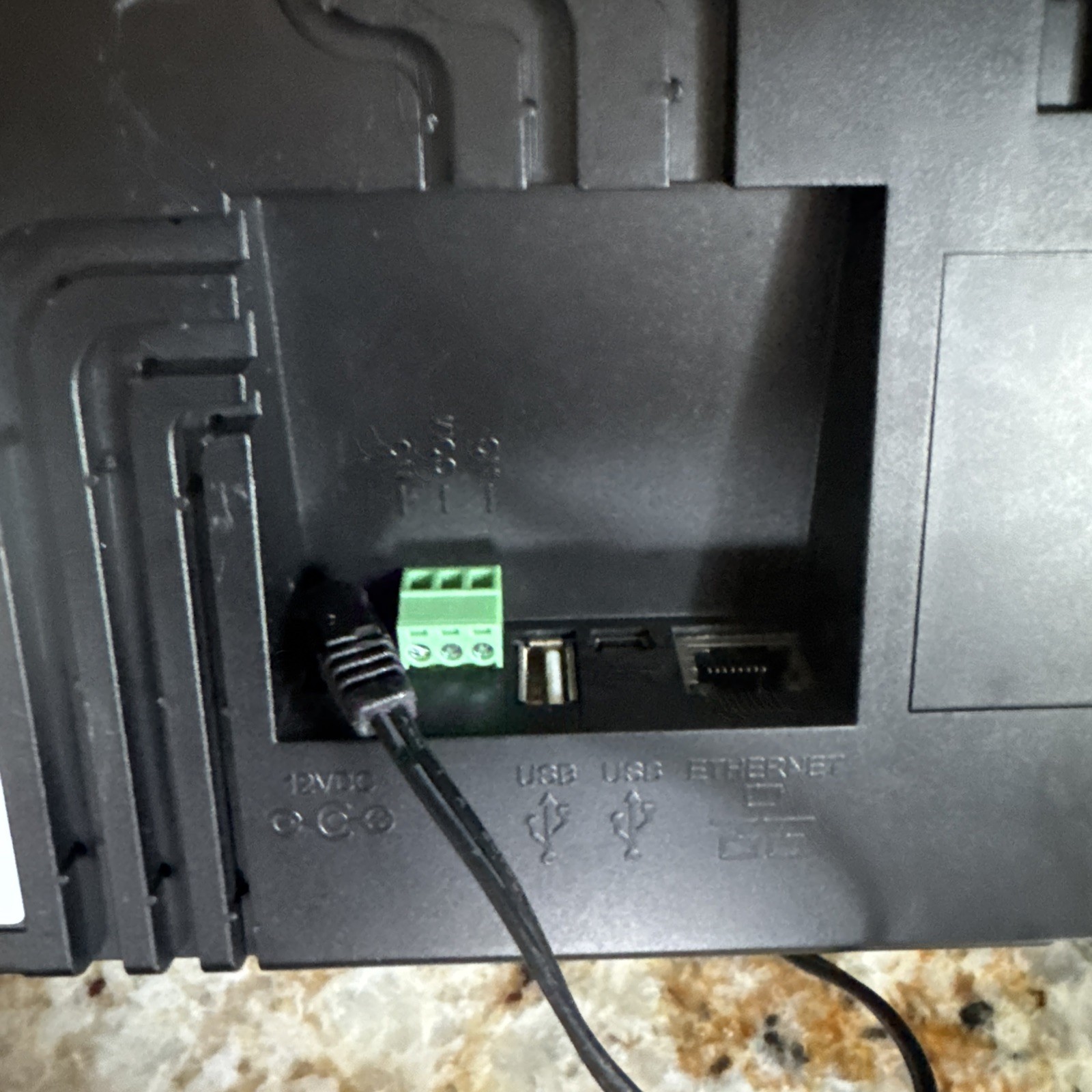Paychex PX3500 Time Clock Biometric Fingerprint Reader Mounting Bracket & Cards