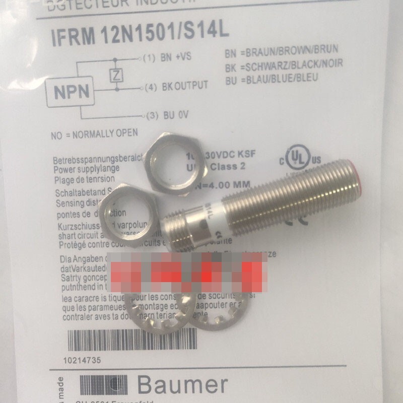 Baumer IFRM 12N1501/S14L Proximity Switch Sensor