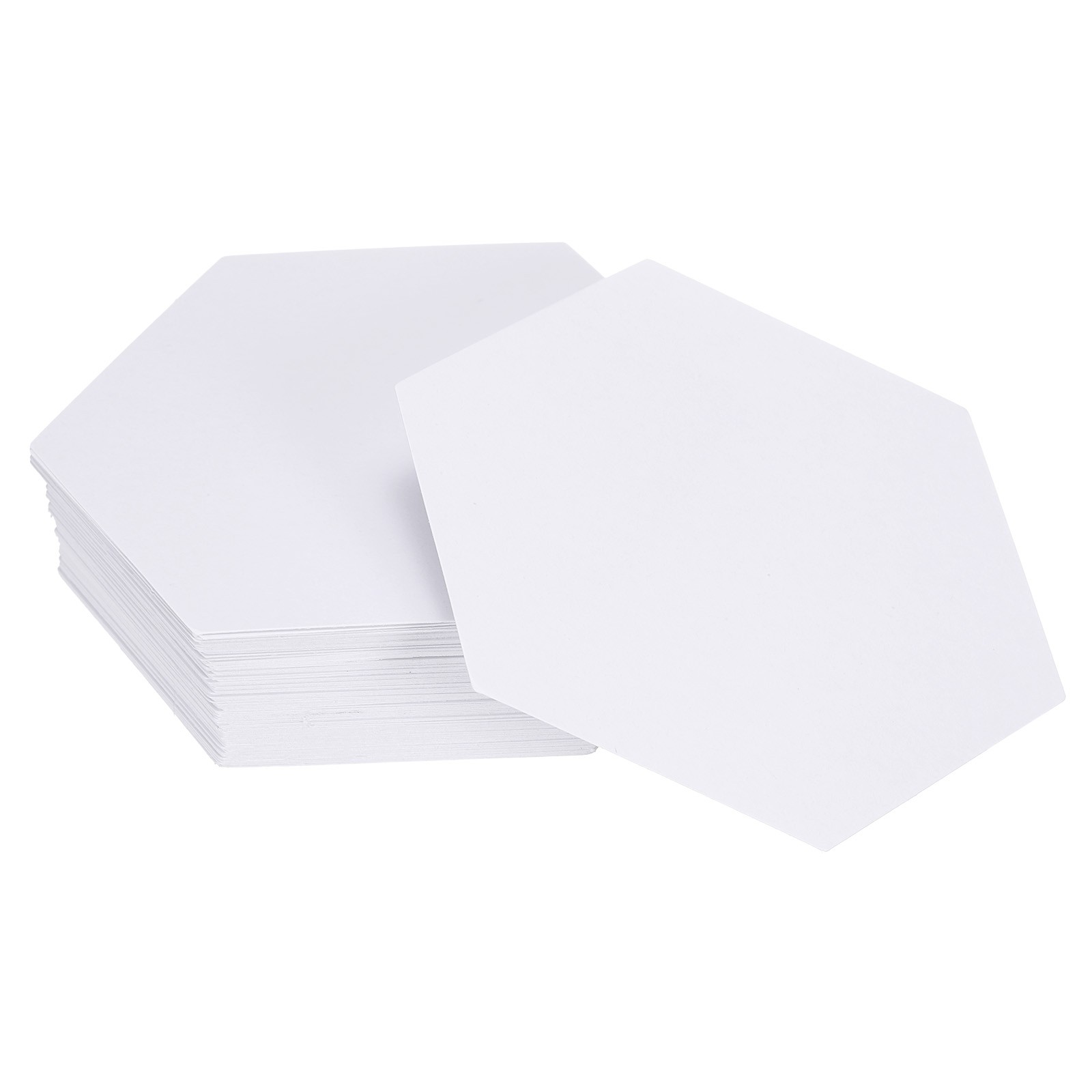 100pcs Hexagon 1.5-Inch Paper Piecing Paper, English Paper Quilting Template