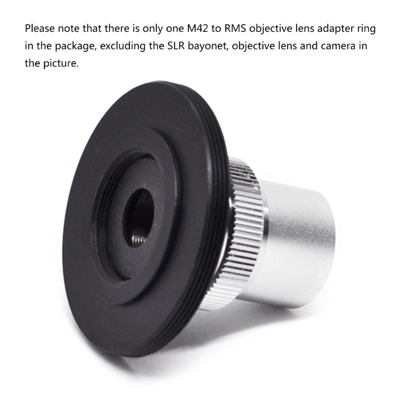 Microscope Objective Lens RMS Thread to M42 Micro Interface Adapter