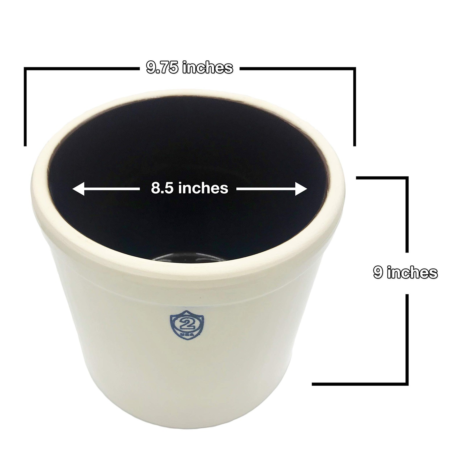 Ohio Stoneware 2 Gallon Crock