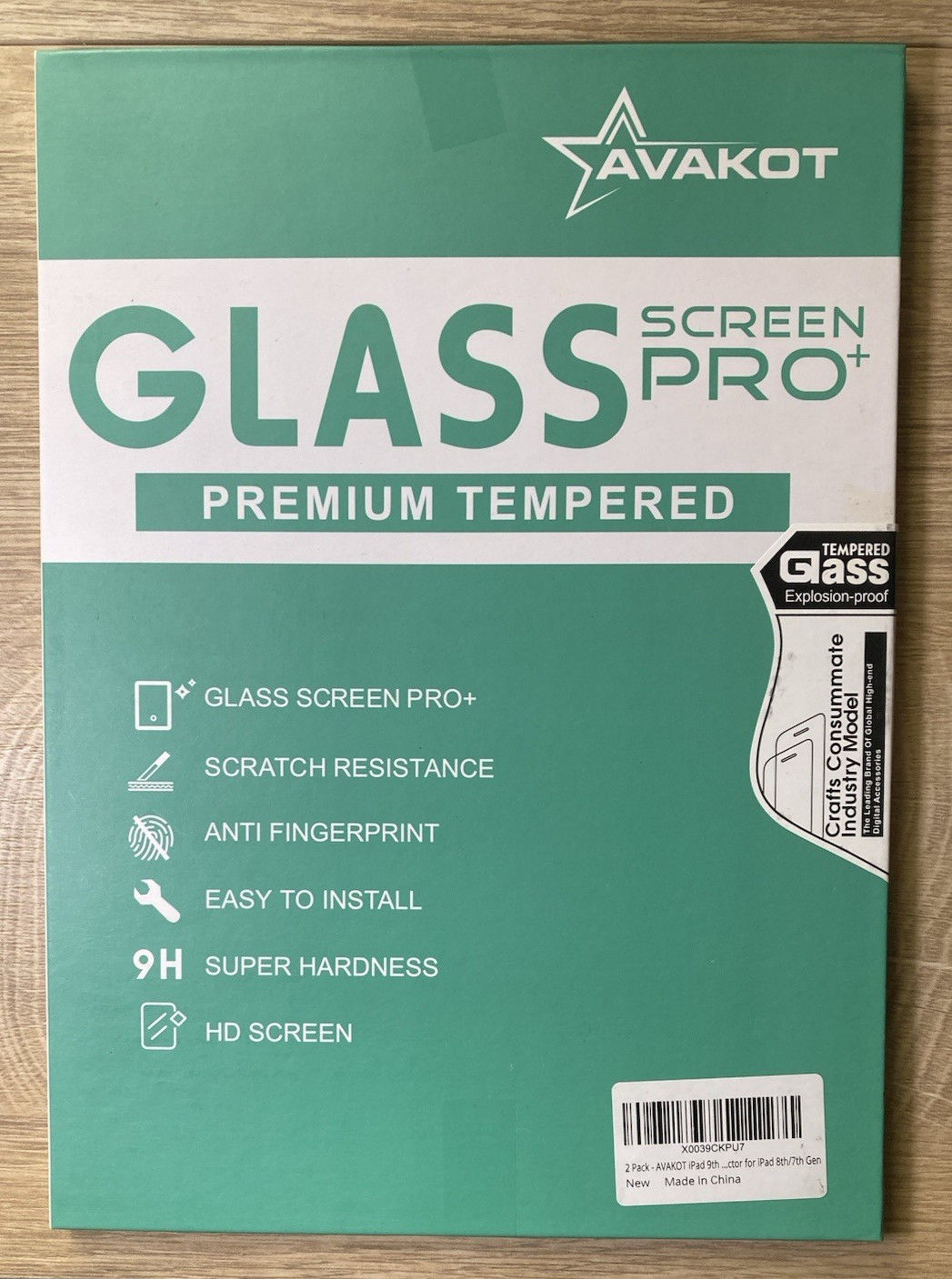 2 Pack Tempered Glass Screen Protector for iPad 9th 8th 7th Generation 10.2 Inch