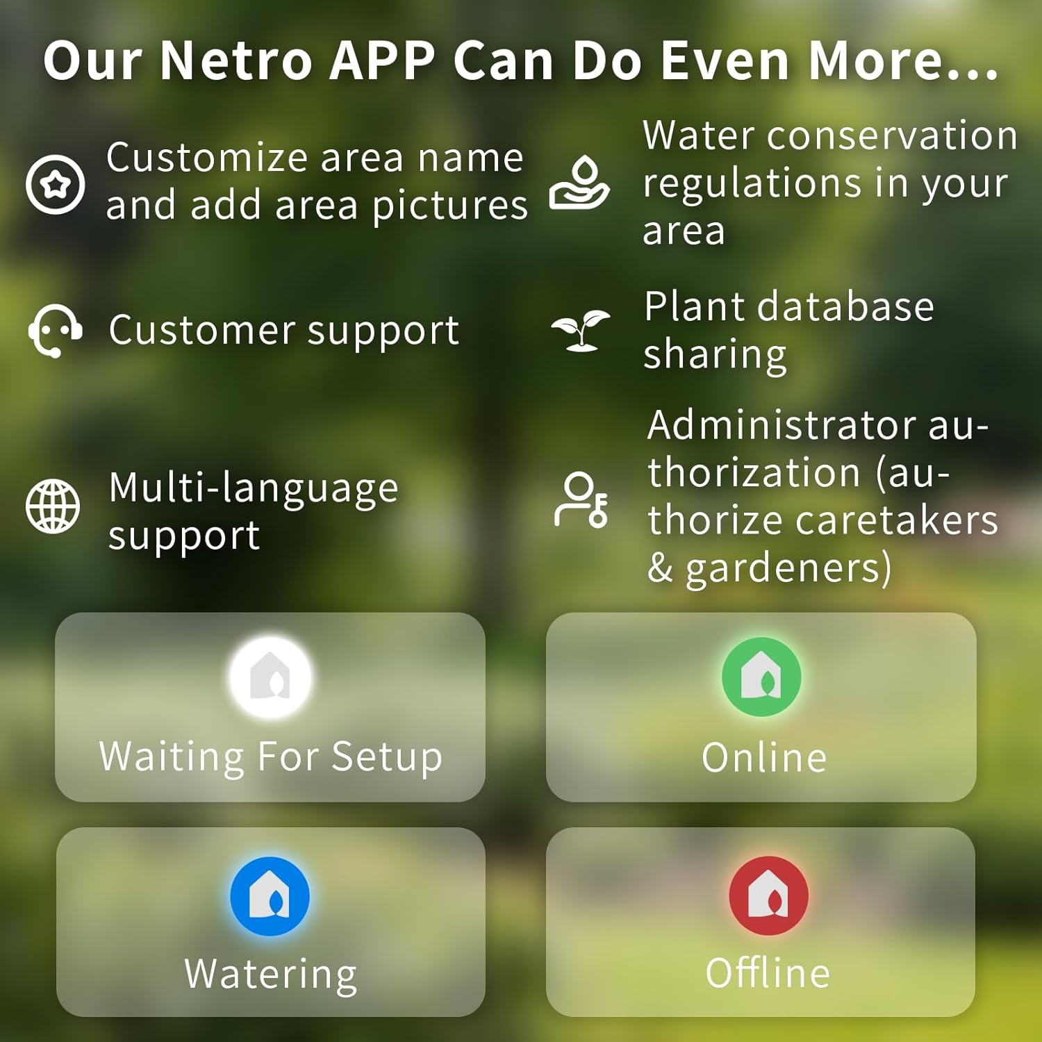 Smart Sprinkler Controller 6 Zones Sprinkler Timer App-Based Irrigation Controll