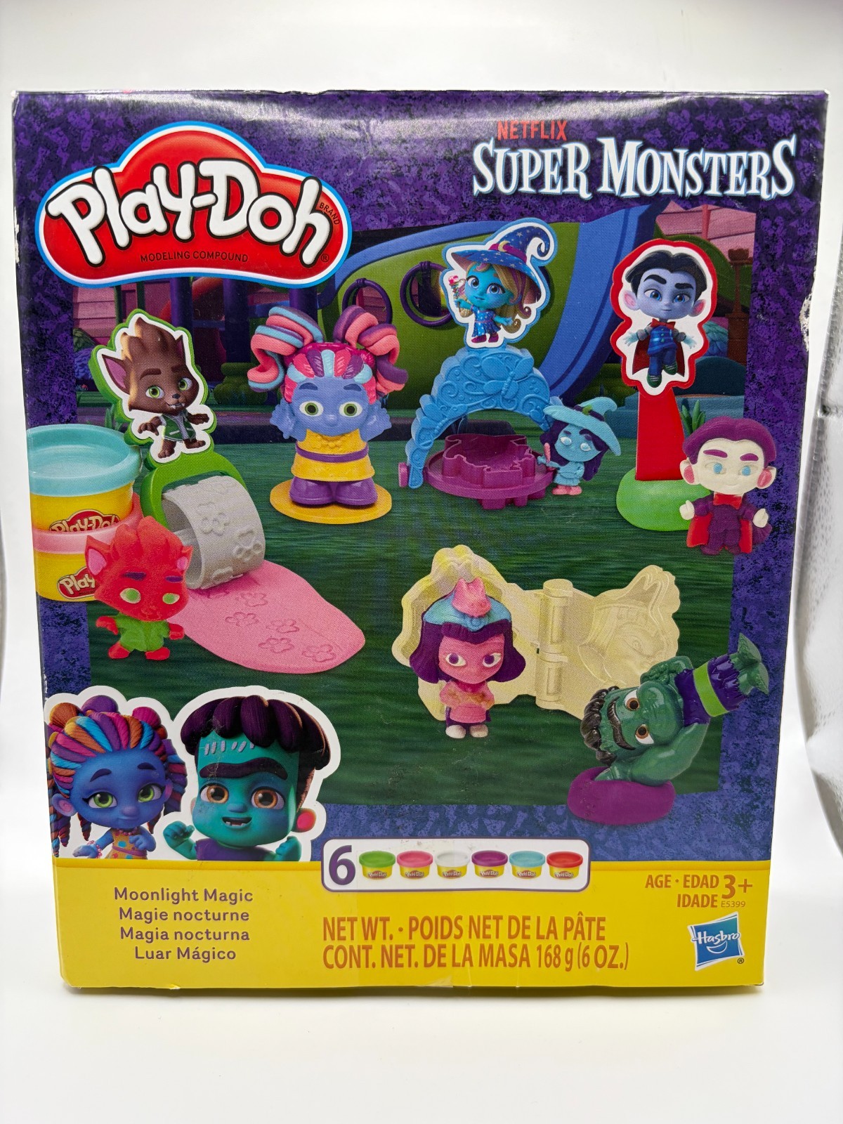 New 2018 Play-Doh Netflix Super Monsters Moonlight Magic Character Set