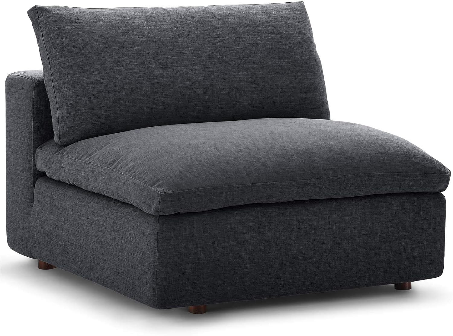 EEI-3270 Commix Down-Filled Overstuffed Upholstered Sectional Sofa Armless Chair