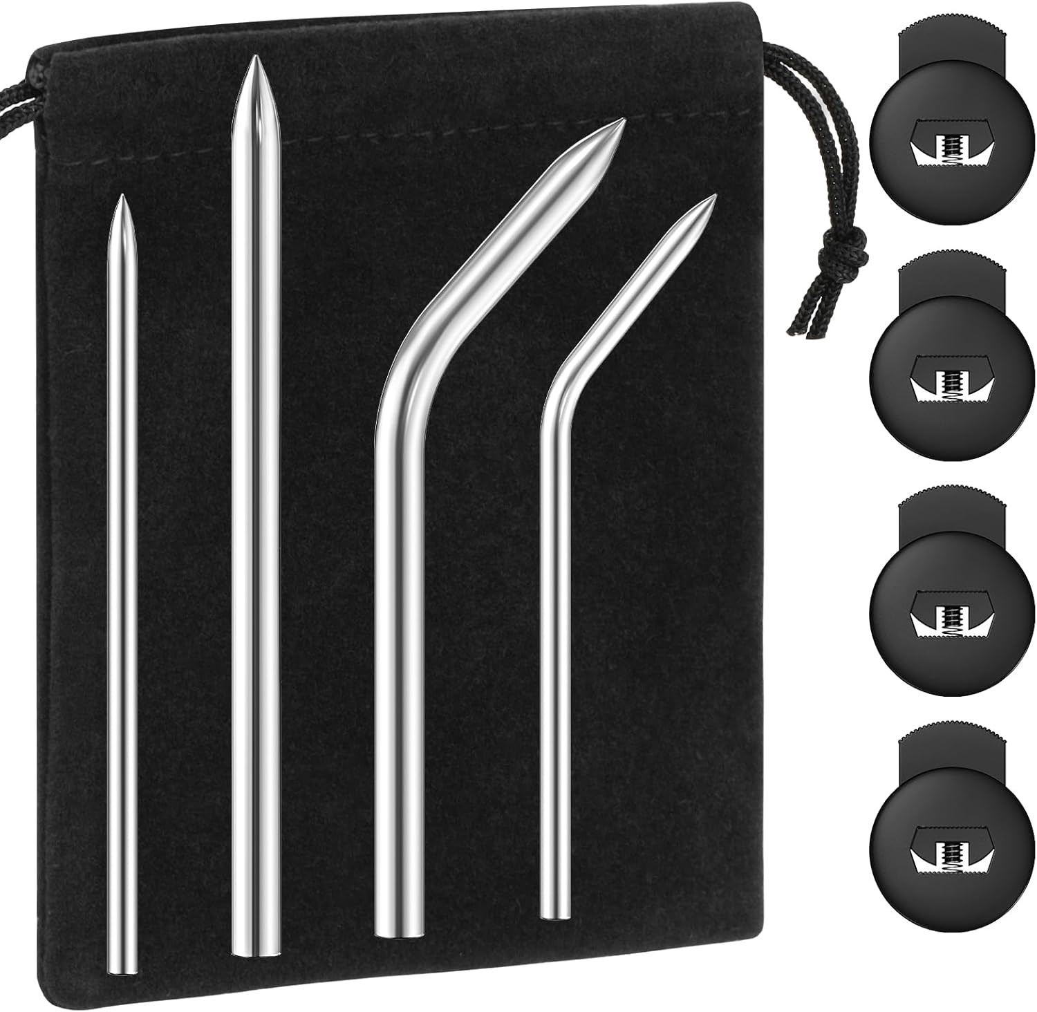 Glove Lacing Needles, Glove Repair Lacing Kit 304 Stainless Steel Baseball and S