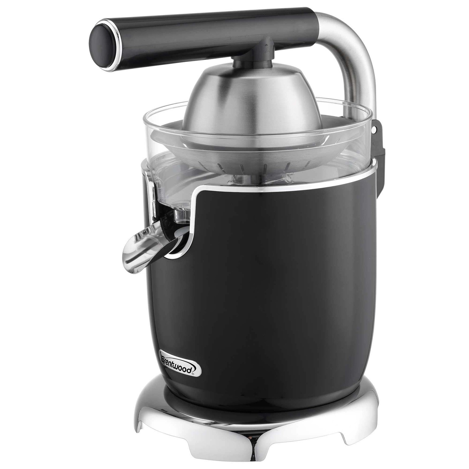 200W 1-Speed Electric Citrus Juicer, 2 Cones, Stainless Steel Lever