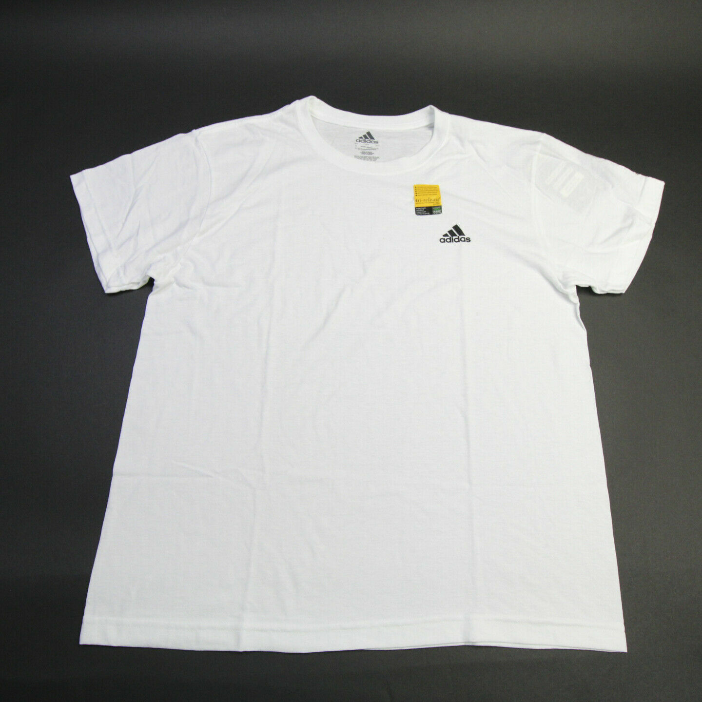 NWT Men's White adidas Climalite Short Sleeve Shirt Size XL