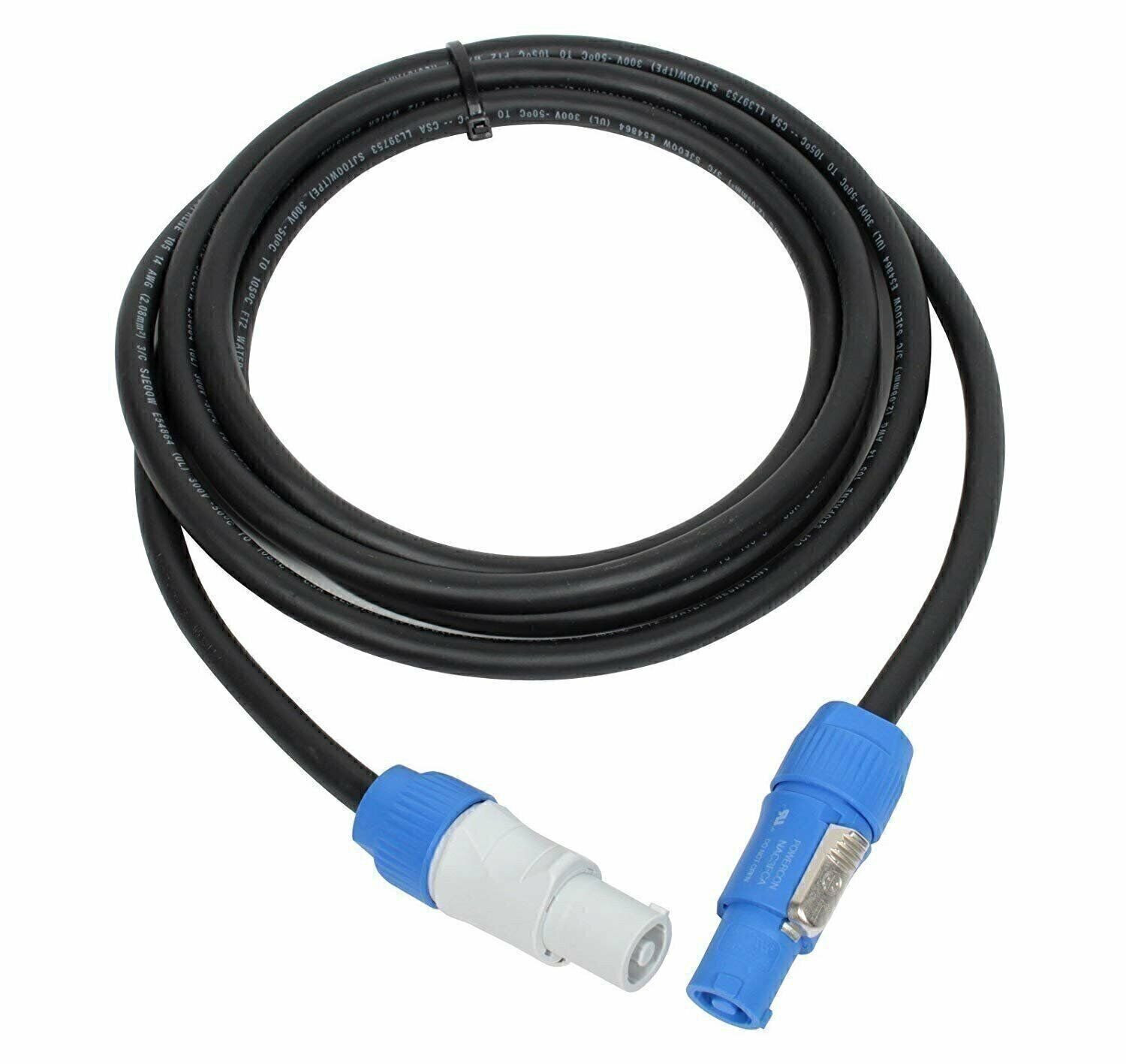 Elite Core PC14-AB-10 Neutrik PowerCon Power Extension Cable 10'